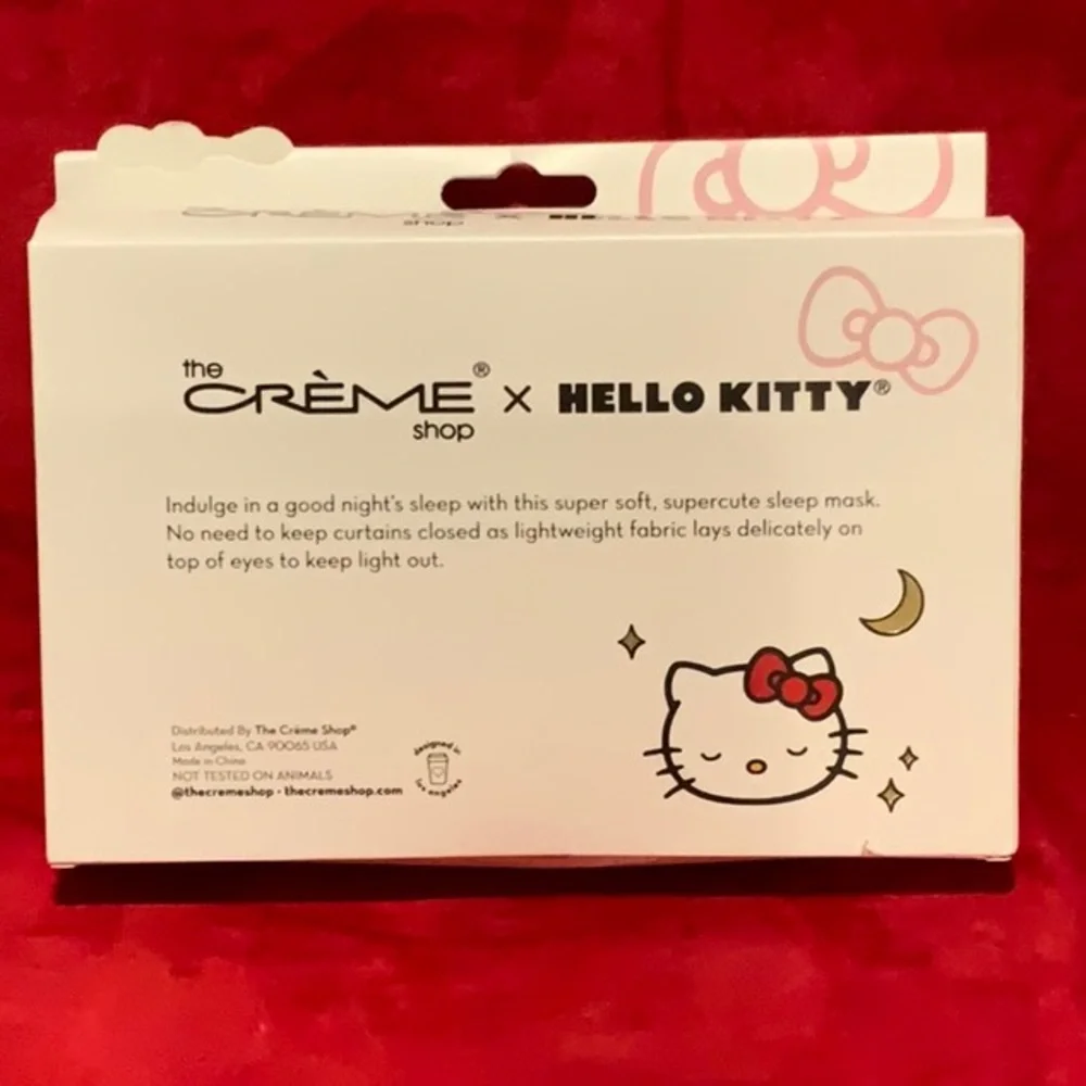 The Creme Shop X Hello Kitty 3D Plushie Sleep Mask